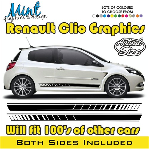 Renault clio side stripes - clio,