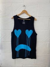 Long Clothing Drippy Blue Vest