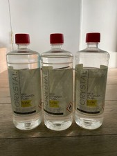 3x CRYSTAL Bio Ethanol Fuel (2 full, one 3 quarters full)