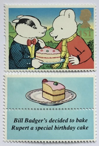 Rupert the bear bill badger - bear, &
