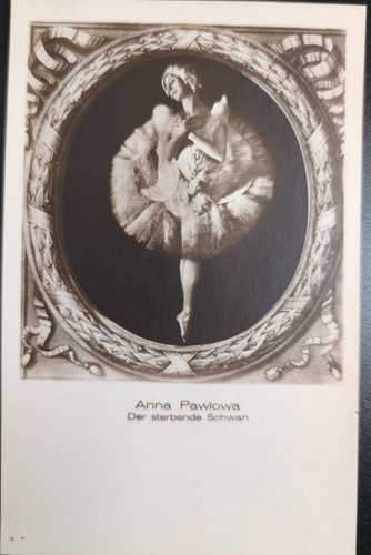 Vintage postcard anna - postcard, pavlova