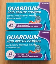 GUARDIUM Tablets Heartburn and Acid Reflux Control by Gaviscon, Pack of 14