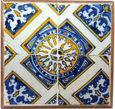 Panel of 4 Reclaimed 17th