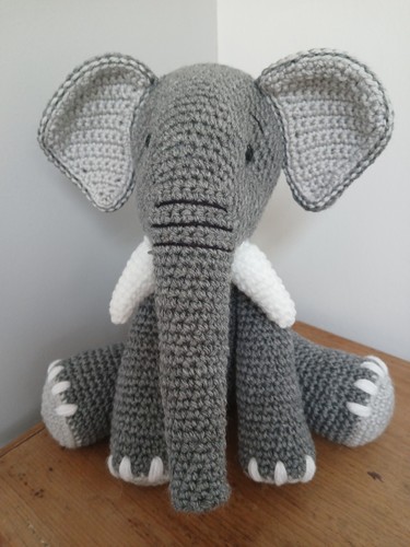 Crochet elephant new handmade - crochet, elephant,