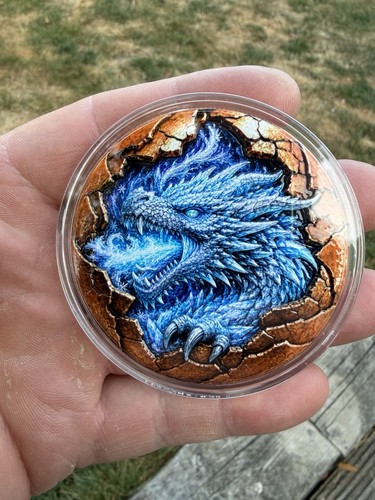 Blue ice dragon - blue,