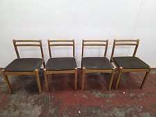 Set Of 4 Teak Mid-Century
