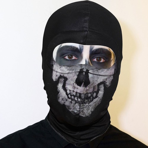 Ghost face mask balaclava - face,