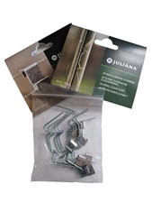 Halls Greenhouse Glass Glazing Clips mixed 10 W and 10 Z. Juliana AGL. Free P&P