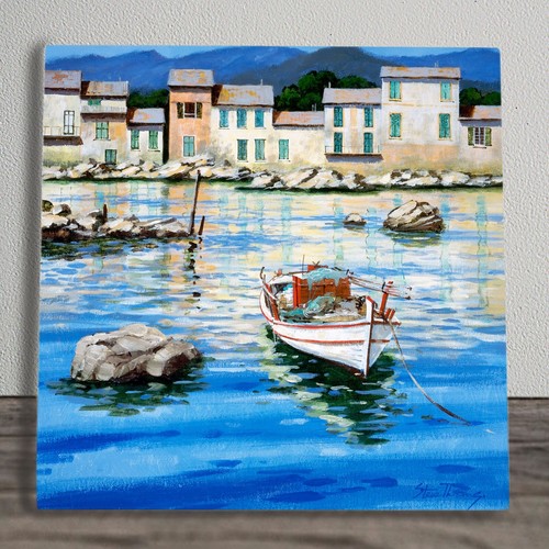 Nautical harbour ceramic - harbour, tile