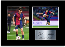 Hector Fort Football Player Barcelona Signed Print Photo Mount Poster Gift