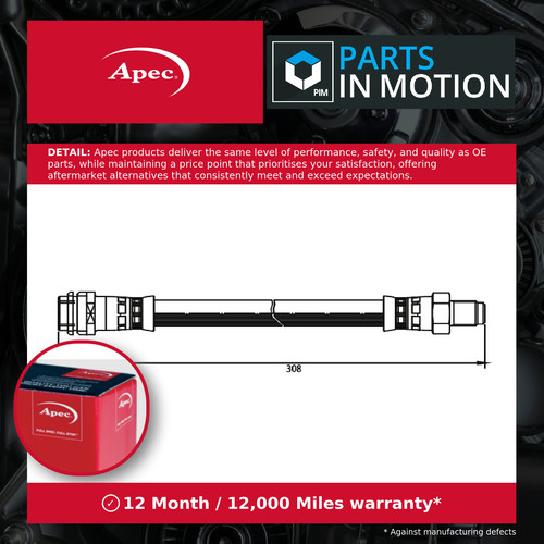 Brake hose fits mercedes - hose,