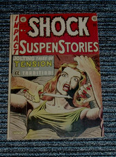 SHOCK SUSPENSTORIES #8 EC COMICS APR 1953 GOLDEN AGE 10CENTS CLASSIC COVER RARE