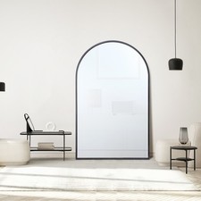 Wide Metal Arch Mirror 