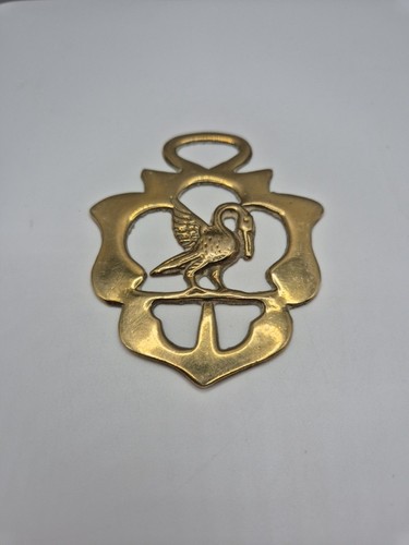 Vintage brass swan - vintage,
