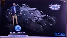 MCFARLANE TOYS DC MULTIVERSE THE DARK KNIGHT BATMOBILE: LUCIUS FOX & TUMBLER 
