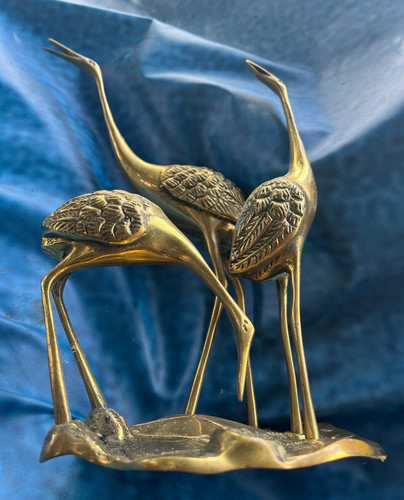 Vintage set brass - brass, ducks