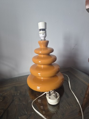 1960s 70s ceramic orange - ceramic,