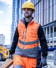 Hi Vis Viz Puffer Body Warmer