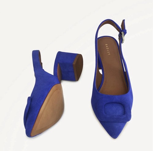 Radley blue suede leather - radley,