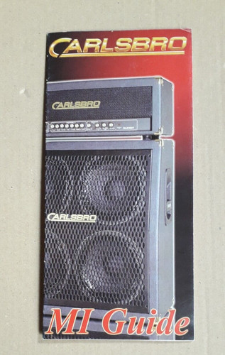 Carlsbro amplifiers guide - amplifiers, mi