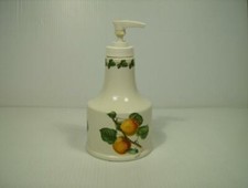 PORTMEIRION POMONA "THE ROMAN APRICOT" LOTION/SOAP DISPENSER ENGLAND