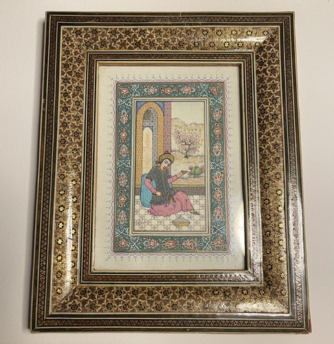 Persian wooden master mosaic