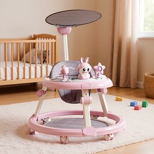 Baby Walker Bouncer First Steps Push Along Activity Music Ride On Car Play Toys