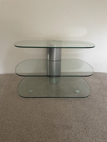 Three tier glass - tv, stand