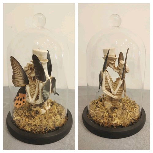 Gothic skeleton fairy - gothic, couple