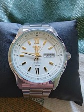 Seiko 5 Automatic White Dial