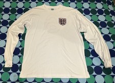 Score Draw ENGLAND Retro 1966 (65-74) Football HOME Shirt *SIZE: XL*