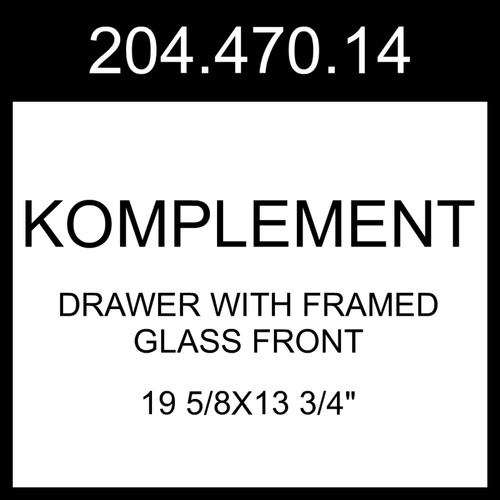 Ikea komplement drawer with - ikea,