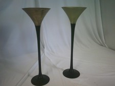 Job Lot 8 x Used Sprayed Glass Martini Vases 60cm tall Suit Theming Parties