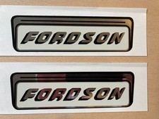 Fordson New Performance Bonnet Decals Super Major Dexta Vintage Tractor Pair