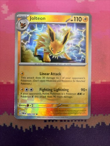 Pokemon card jolteon prismatic - pokemon,