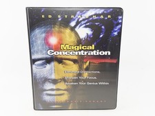Magical Concentration By Ed Strachar 7 Cassette Tape Audio Book Set, Excellent