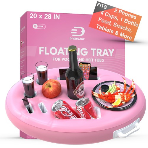 Pink floating pool table - floating,