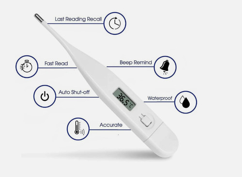 Digital thermometer lcd - digital,