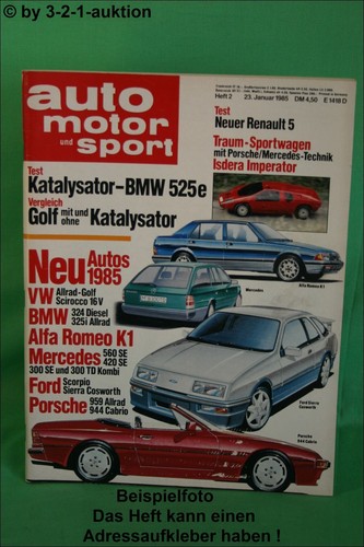 Ams auto motor sport - auto, 2/85