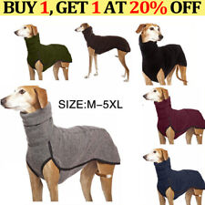 Pet Dog Winter High Collar Jumper Sweater Greyhound Whippet Clothes Lurcher Coat