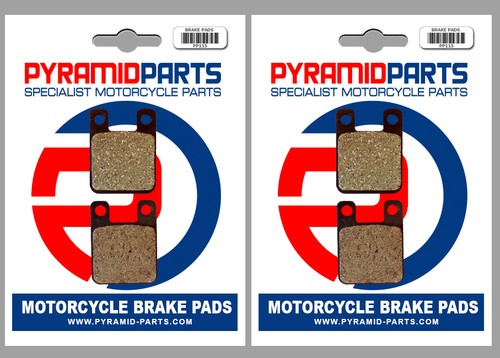 Front rear brake pads 2 - rear,