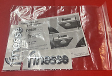 FORD FIESTA FINESSE   - CAR BADGES / EMBLEMS  - UNUSED