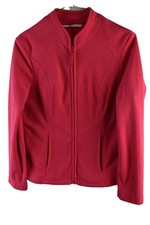 TU Pink Fleece Jacket size Uk 10 Womens Full Zip Warm Casual Outdoors Outerwear