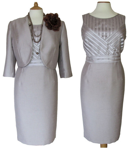 Jacques vert shantung dress - vert,