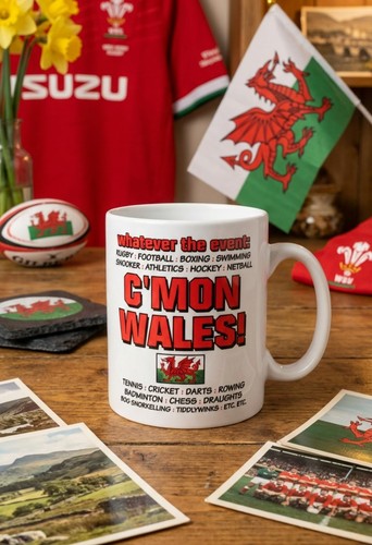 Welsh mug mon - mug, wales