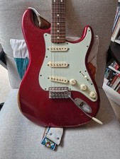 Fender Stratocaster 60s Vintera Road Worn (Candy Apple Red, Andertons Ltd Ed)