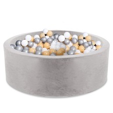 Light grey foam ball pit - light,
