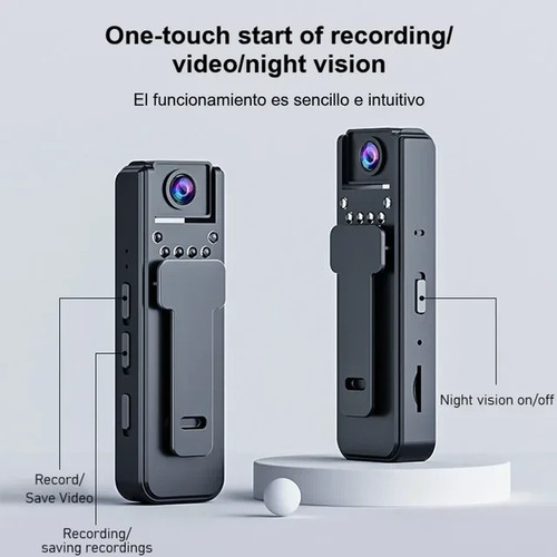 Body camera 1080p - 1080p, pocket