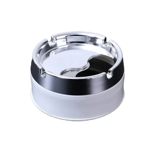 Stainless steel ashtray with - steel,