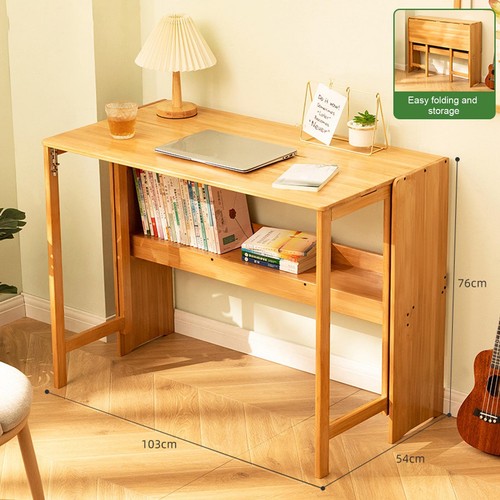 Inch computer desk bamboo - inch,